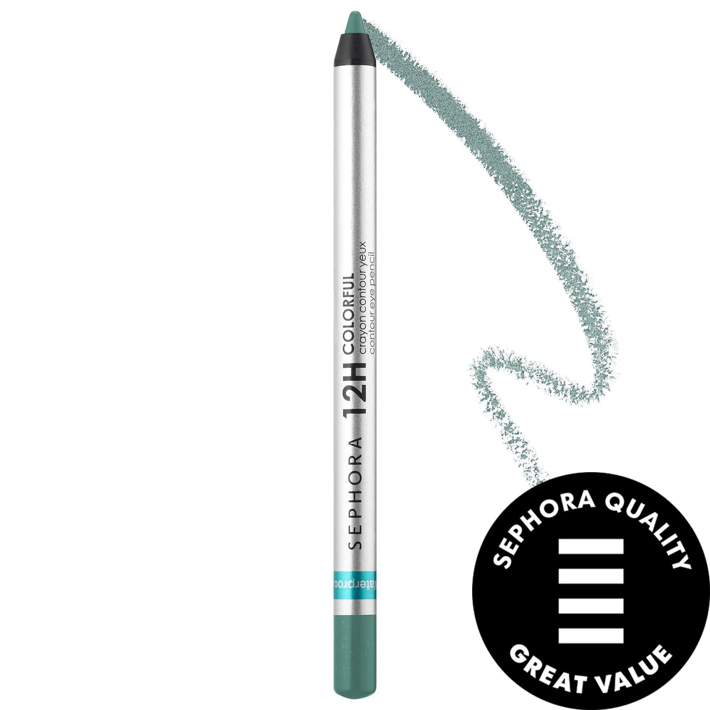 Milani 12 Hour Contour Pencil Eyeliner - Waterproof, Vegan, Long-Lasting Eye Makeup for Sensitive Eyes