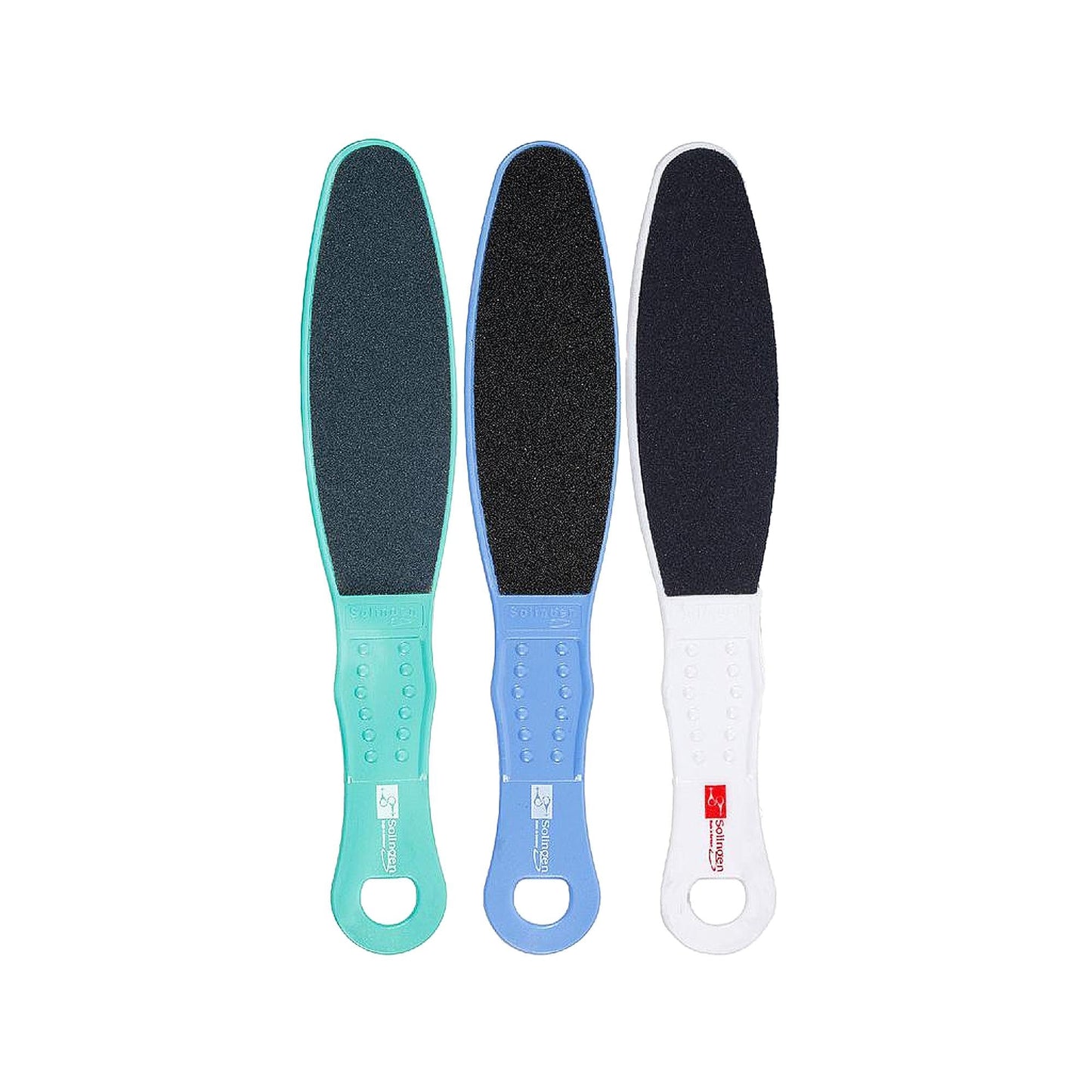 Lionesse Colorful Handle Heel File 7156 - Effective Foot Care Pedicure Tool for Smooth Heels