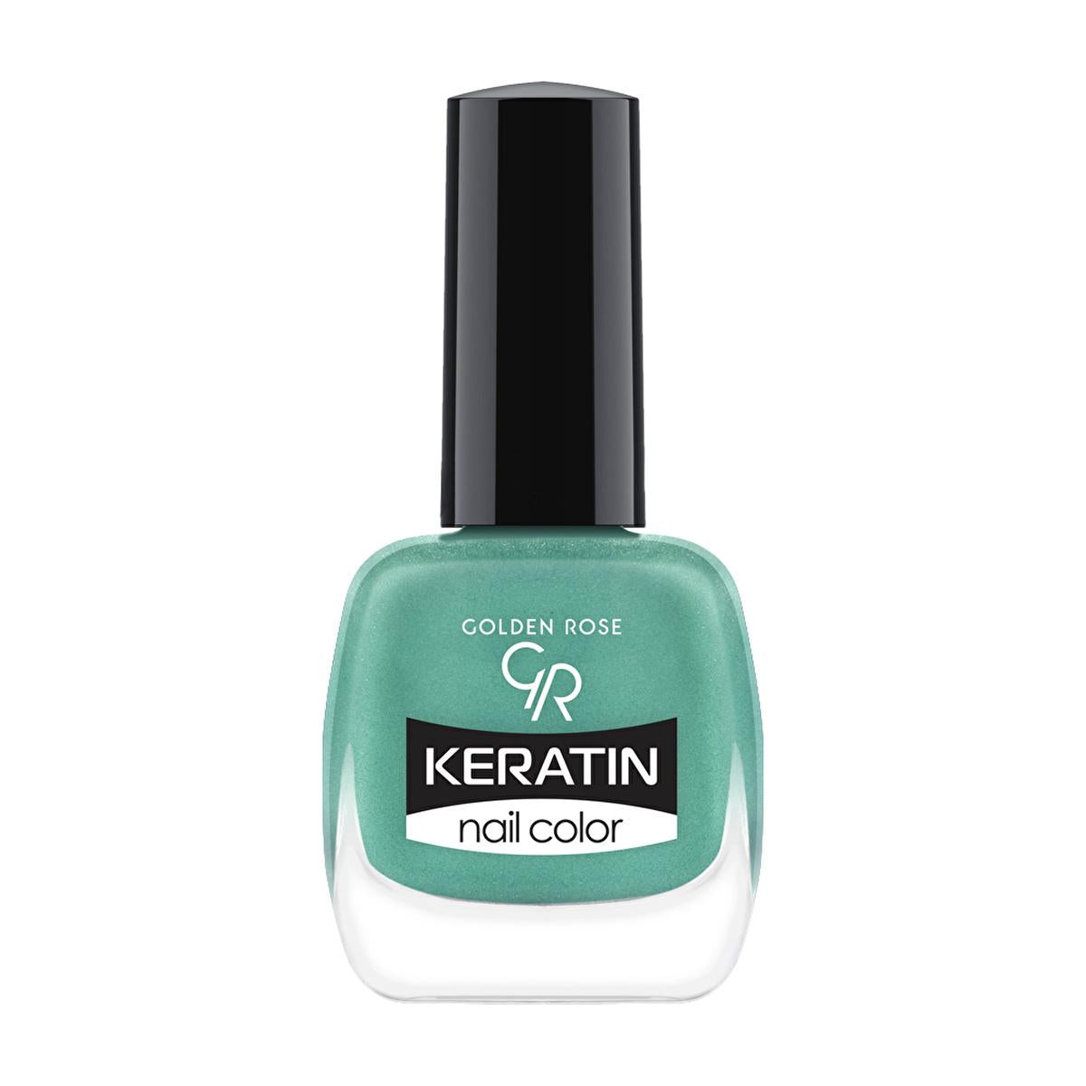 Golden Rose Keratin Nail Polish - Long-Lasting Vibrant Nail Color with Nourishing Keratin Benefits