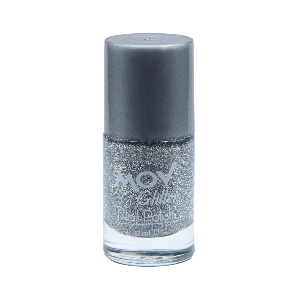 Mov Glitter Nail Polish - Customizable Shiny Nail Art for Stylish Nails