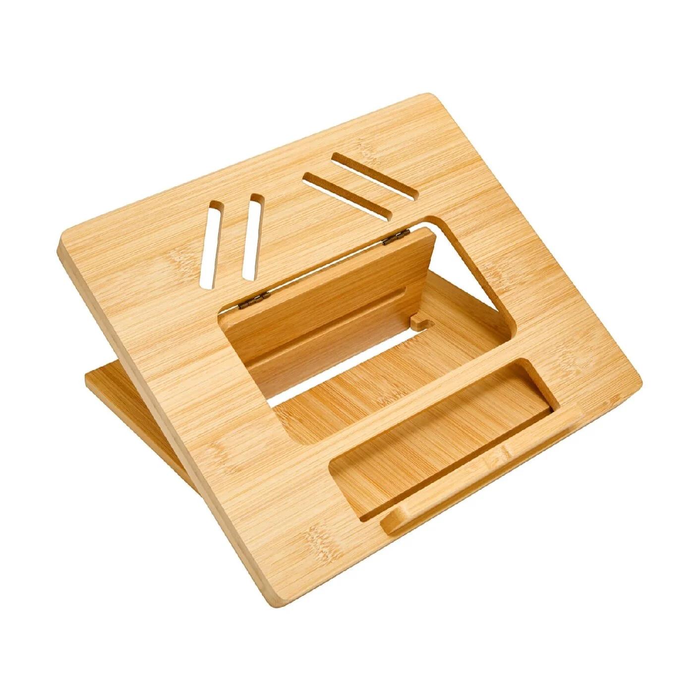 Ideenwelt Bamboo Laptop Stand for Ergonomic Viewing 1 Count