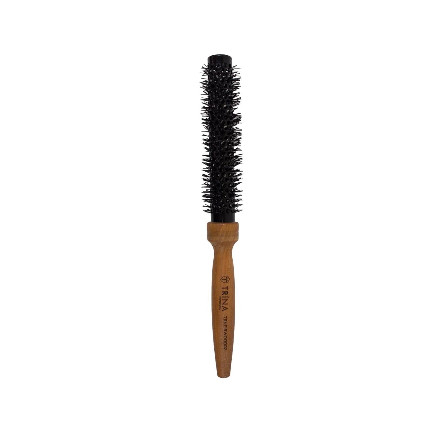 Trina Wooden Handle Hair Brush 25 mm - Gentle Detangling & Styling Tool