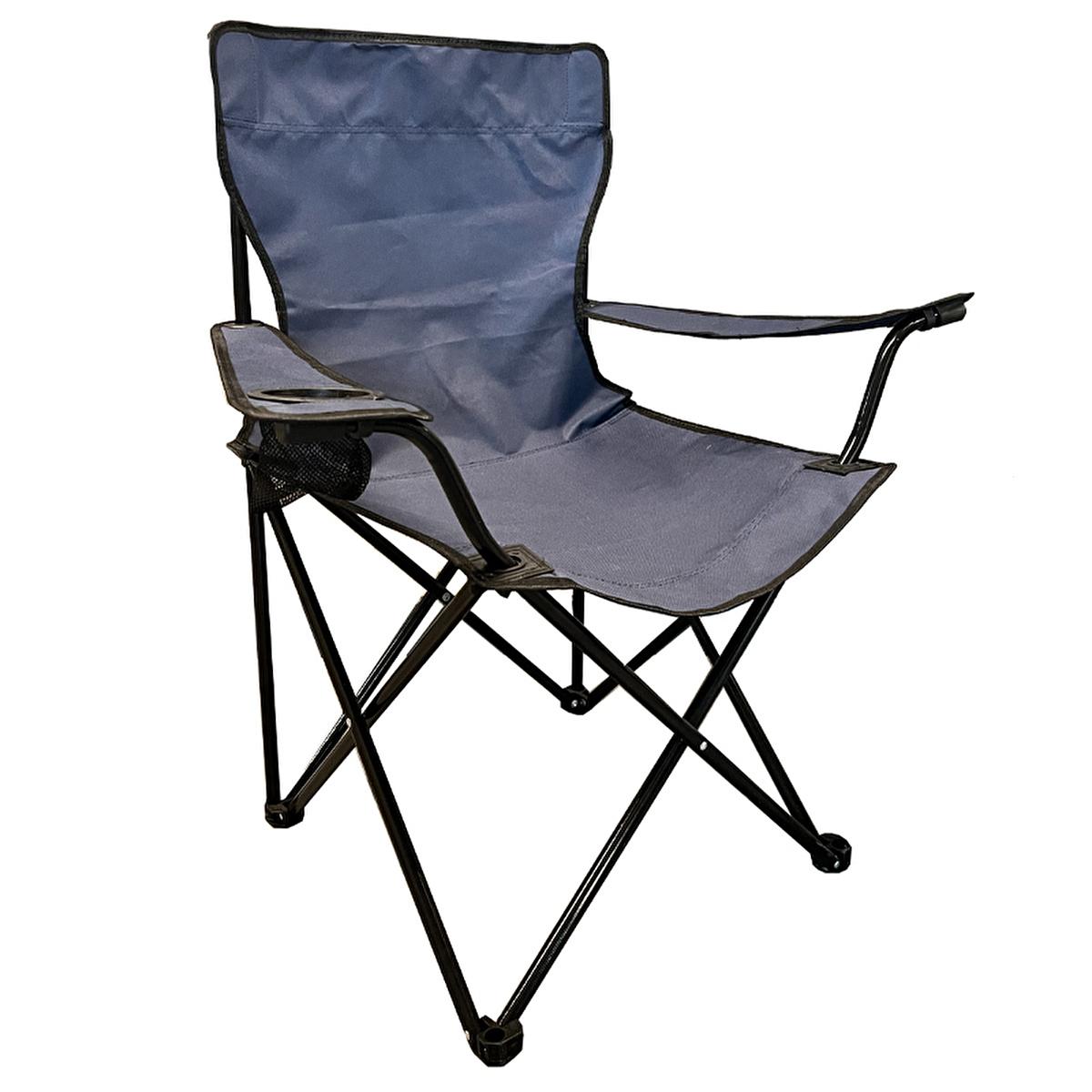 Exent Portable Camping Chair: Lightweight Folding Outdoor Chair with Carry Bag - Supports 242 lbs
