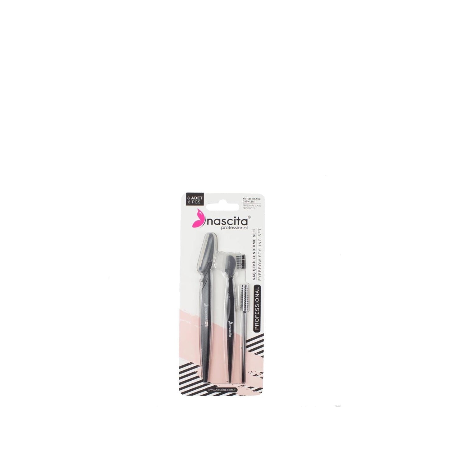 Nascita Eyebrow Shaping Set 3-Piece - Precision Grooming for Perfect Brows, NASFACESET02