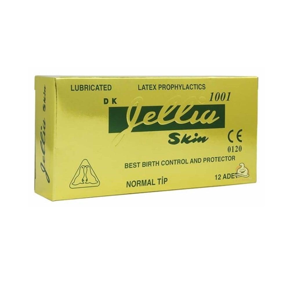 Jellia Lubricated Condoms Normal Size - Pack of 12, Safe Intimacy, Contraception, Comfort