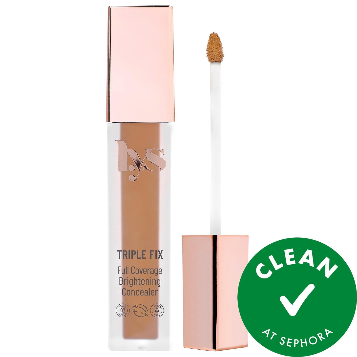 Triple Fix Brightening Concealer by Triple Fix - Vegan, Gluten-Free, Cruelty-Free Full Coverage Concealer