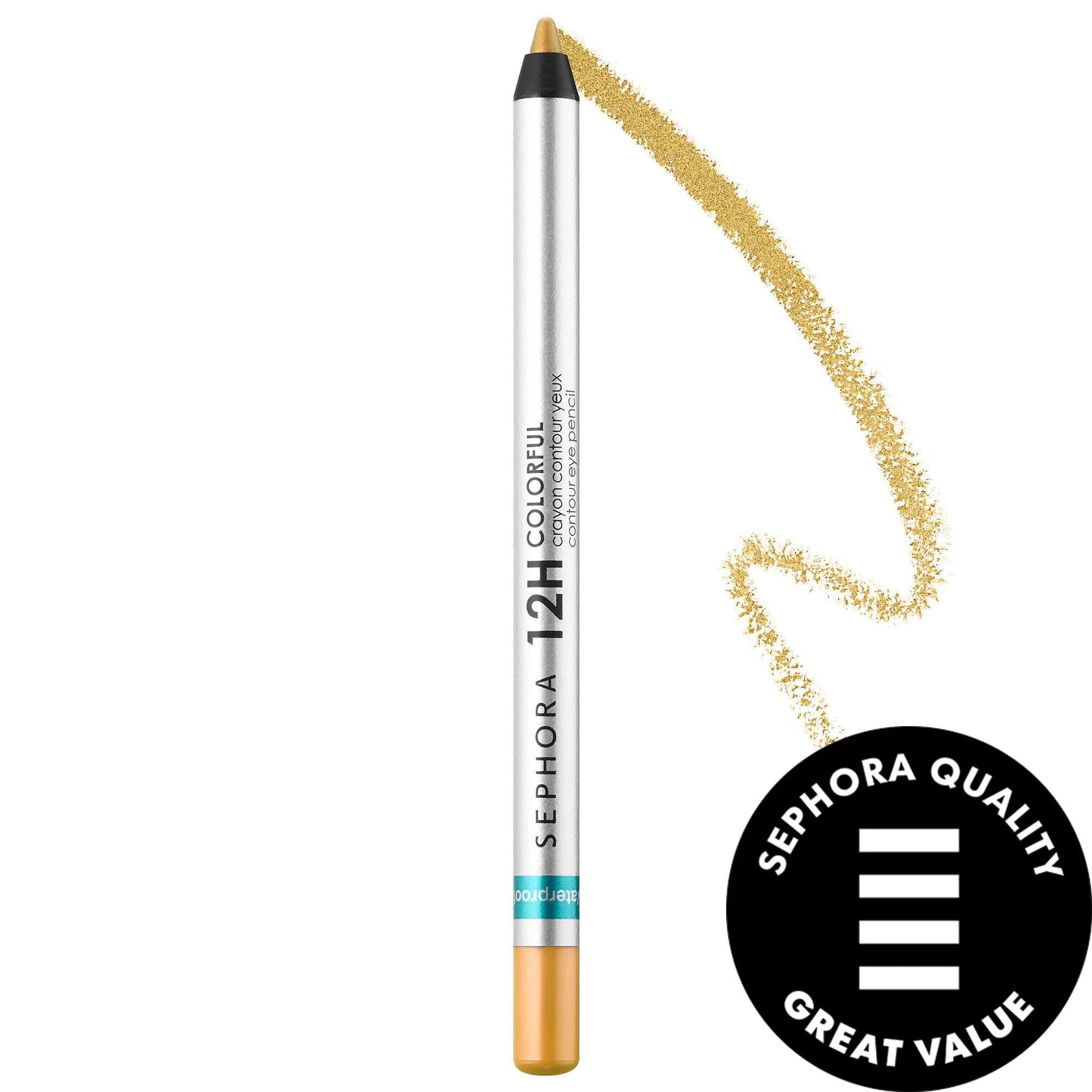 MILANI 12 Hour Contour Pencil Eyeliner - Waterproof, Vegan, Long Lasting Eye Makeup