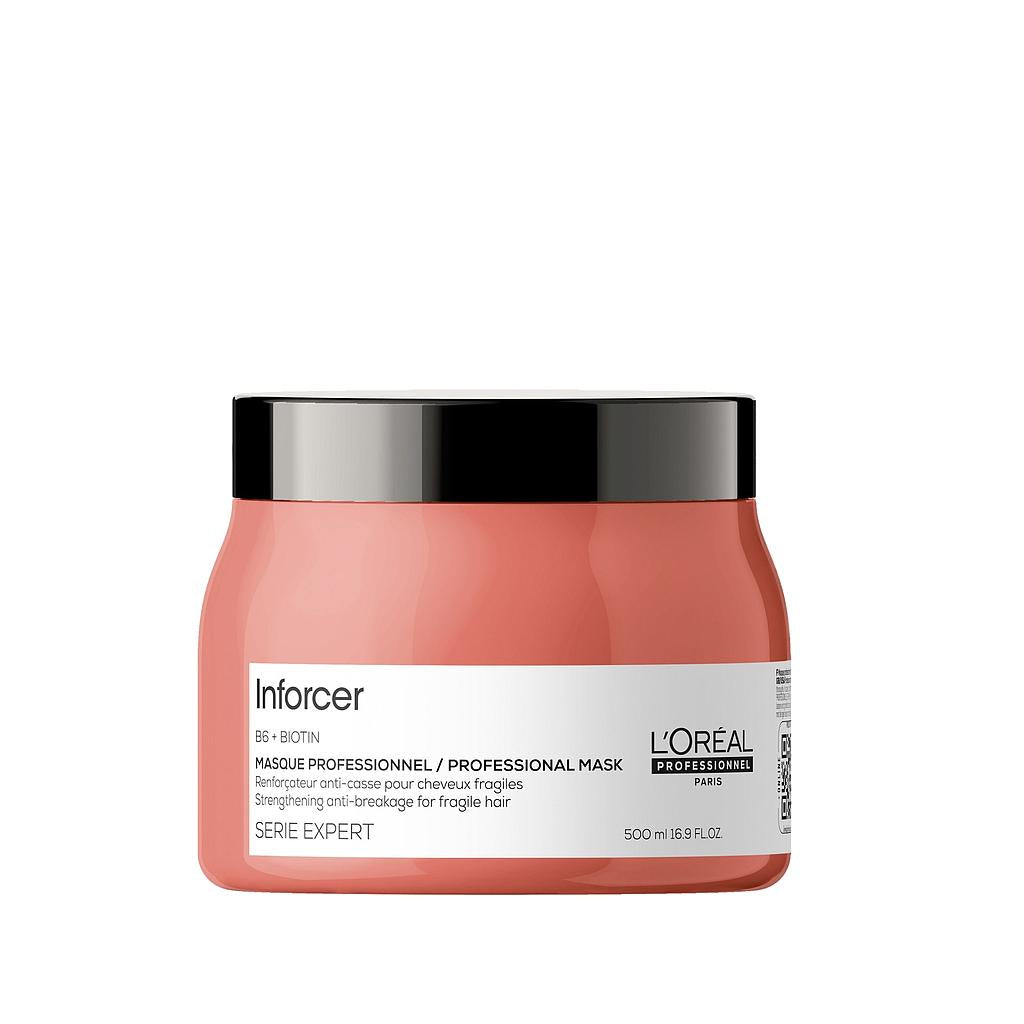 L'Oreal Professionnel Paris Serie Expert Inforcer Hair Strengthening Mask 500ml - Anti-Breakage Hair Mask for Damaged Hair