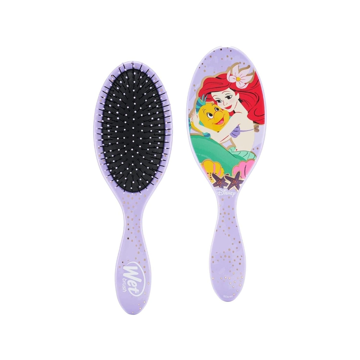 Wet Brush Detangler Disney Ultimate Princess Ariel Hair Brush for Kids - Gentle Detangling & Fun Design