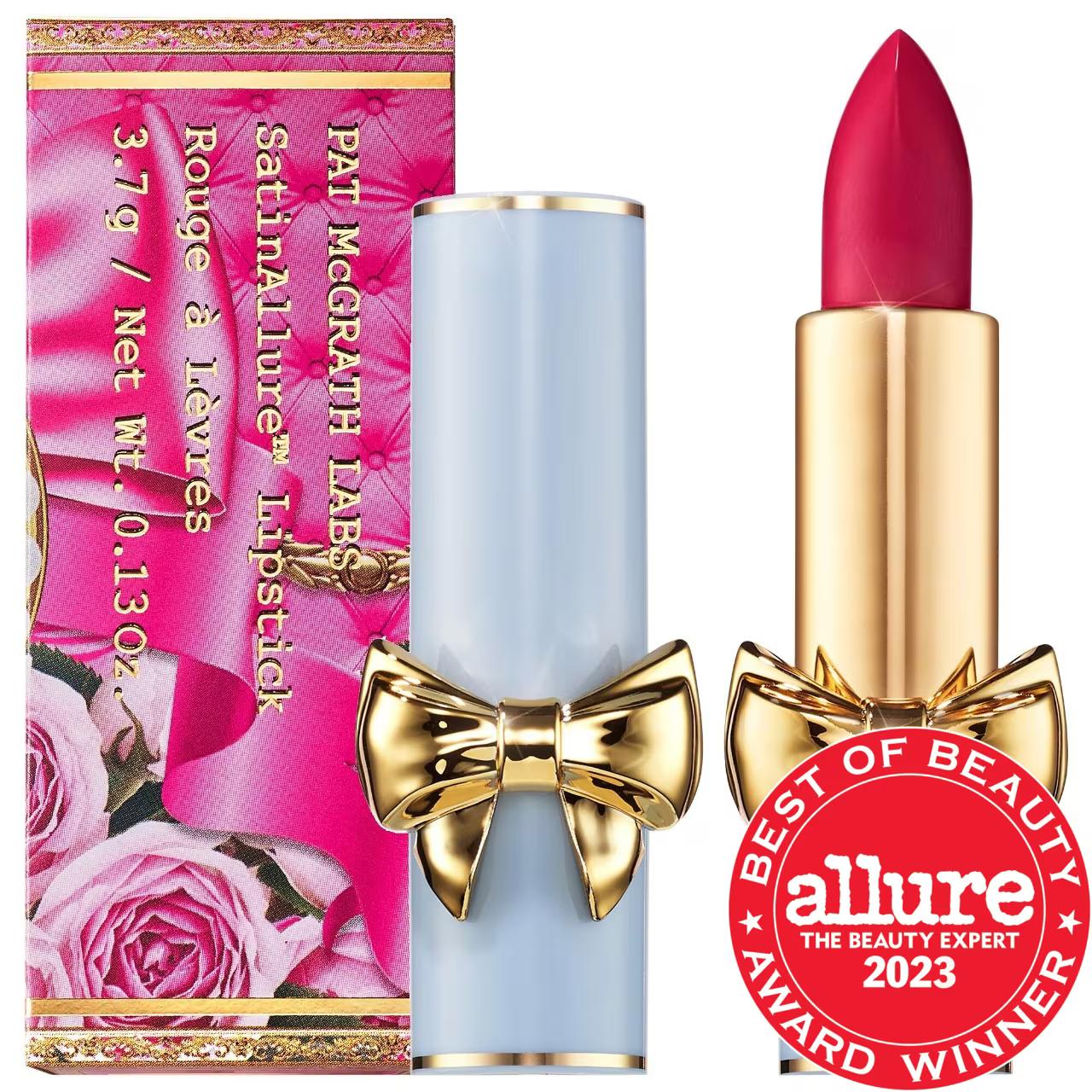 SatinAllureª Hydrating Satin Lipstick: Luminous, Creamy Color with Botanical Collagen & Passion Fruit Extract | Paraben, Phthalate, Sulfate-Free