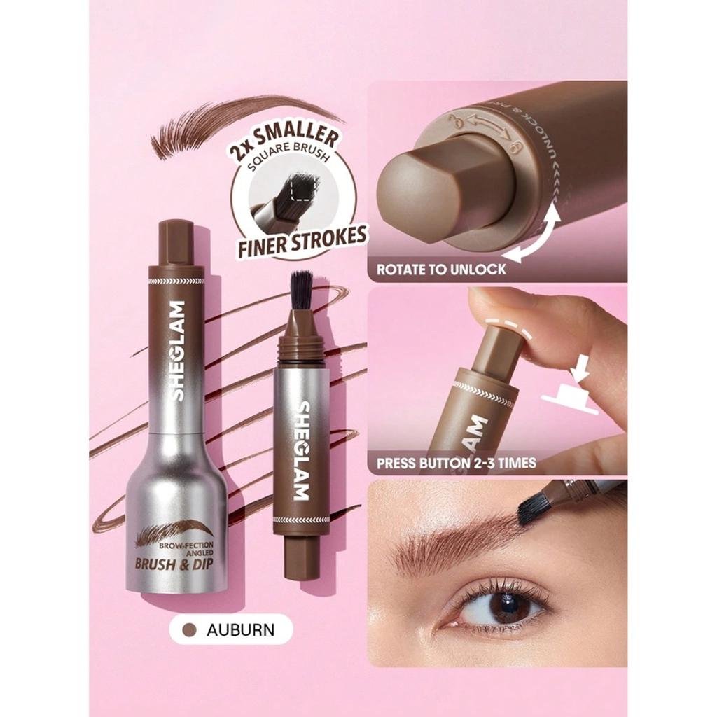 Sheglam Brow-Fection Brush Dip Brow Mascara 06 Auburn
