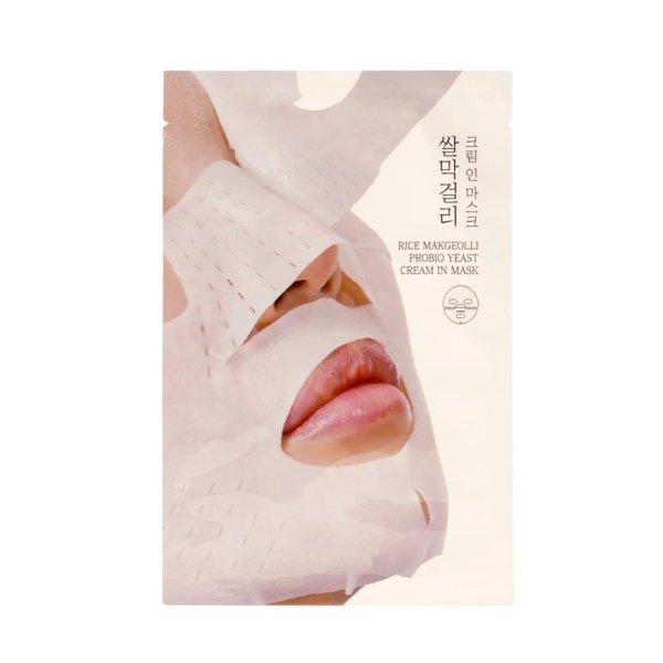 Barulab Rice Makgeolli Probio Yeast Hydrating Mask 40g