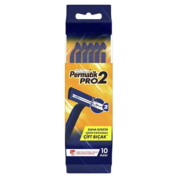 Permatik Razor Blades Pro 2 10-Pack - Sharp, Durable Replacement Blades for Smooth Shaving