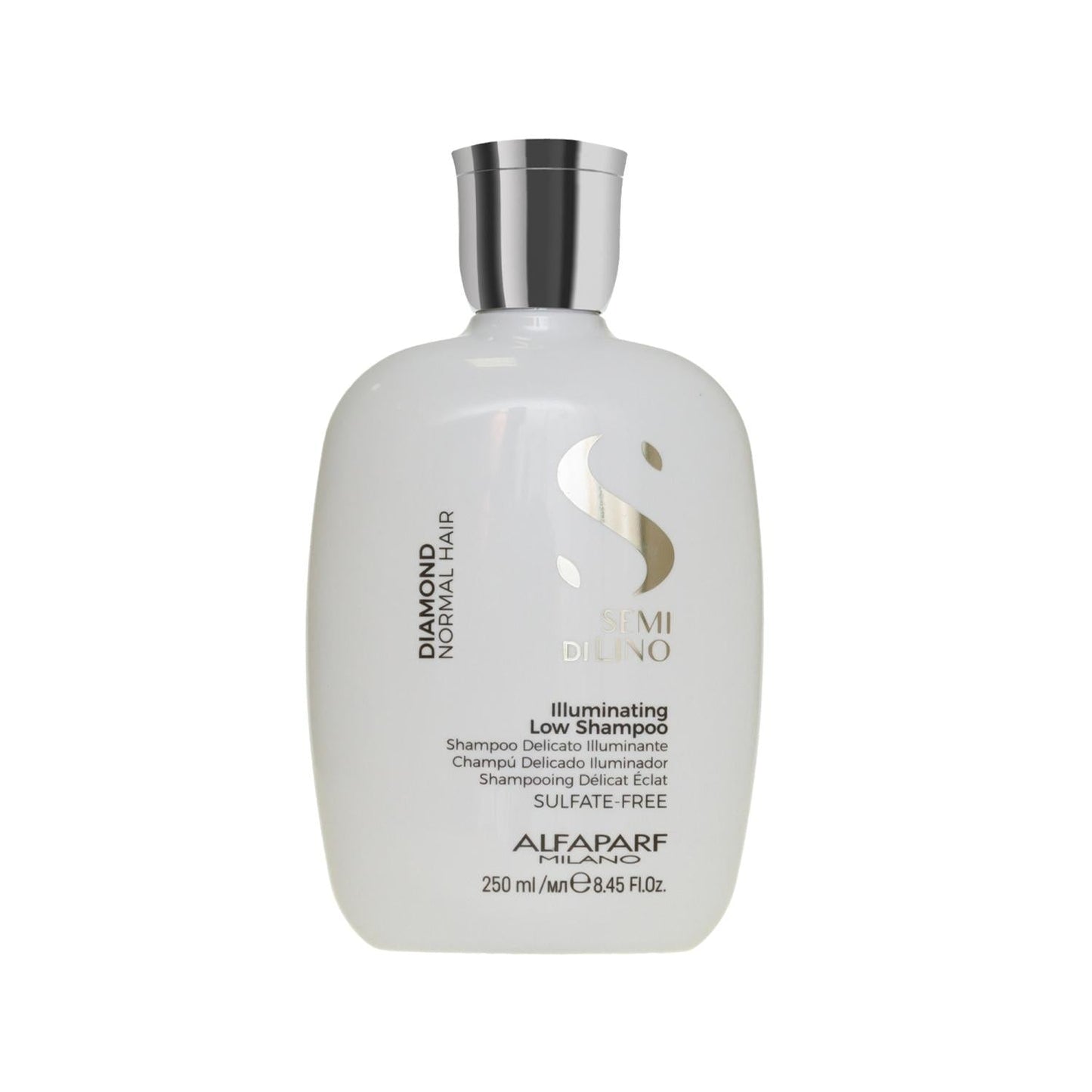 Alfaparf Semi Di Lino Diamond Illuminating Low Shampoo 250ml - Gentle, Luxurious Hair Care for Vibrant Shine