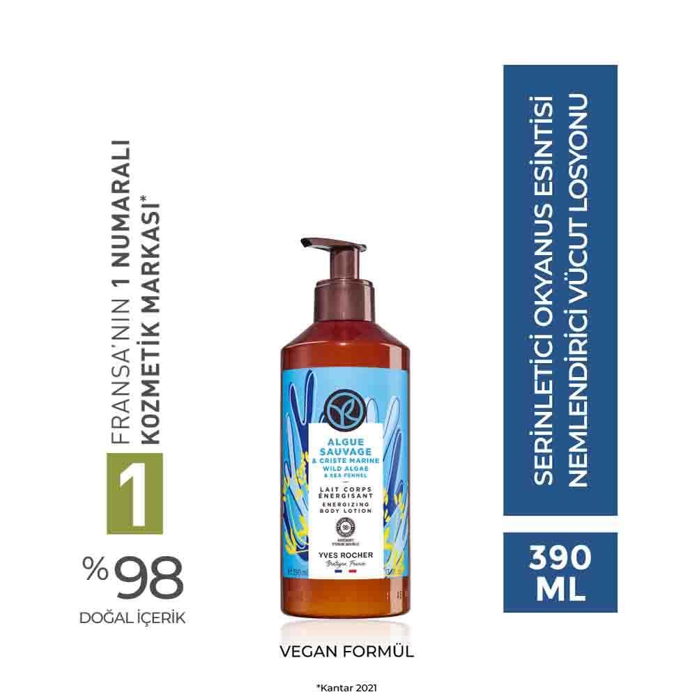 L'Occitane Oceanic Body Lotion - Refreshing Moisturizing Hydration for Dry Skin, Non-Greasy Milky Texture, 13.20 fl oz