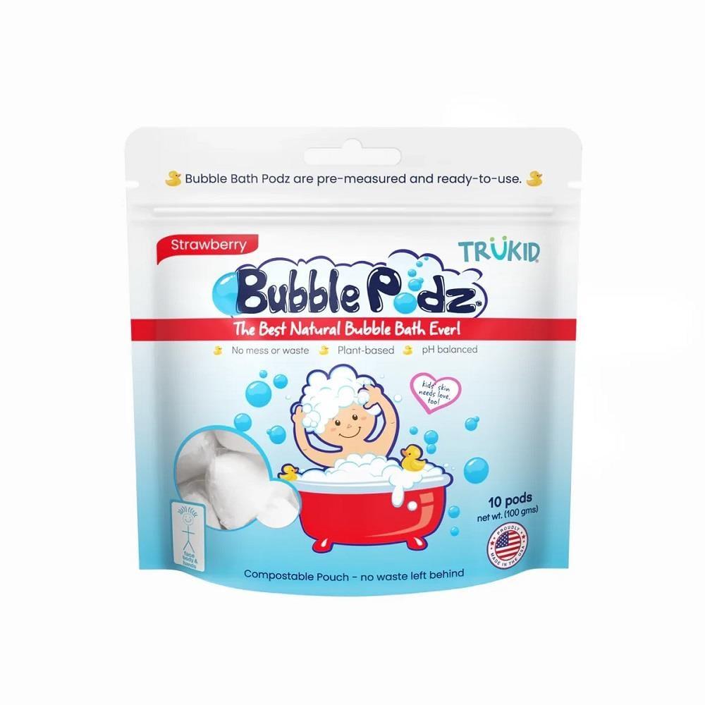 TruKid Bubble Podz Strawberry Scented Bubble Bath 10 Count
