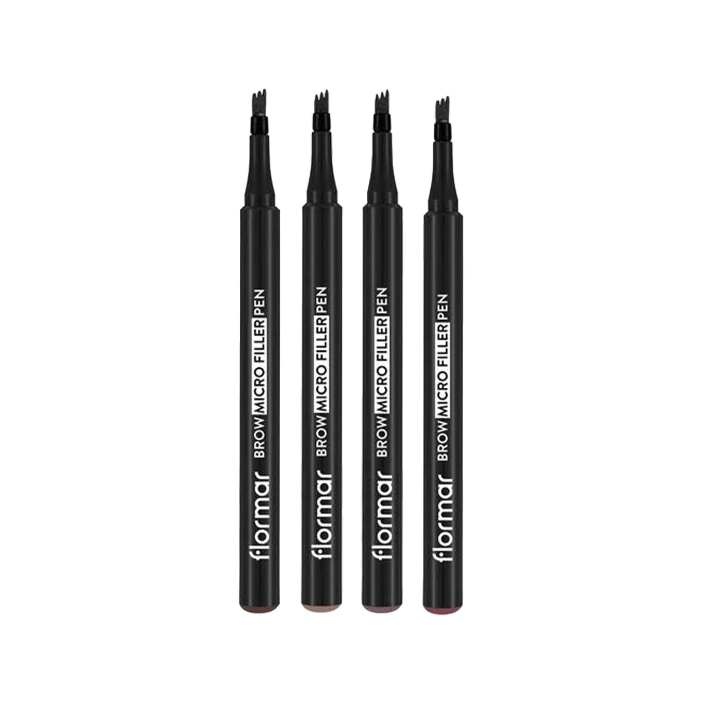 Flormar Eyebrow Pencil - Flormar Brow Micro Filler Precision Makeup for Defined Brows, Felt Tip Eyebrow Cosmetic