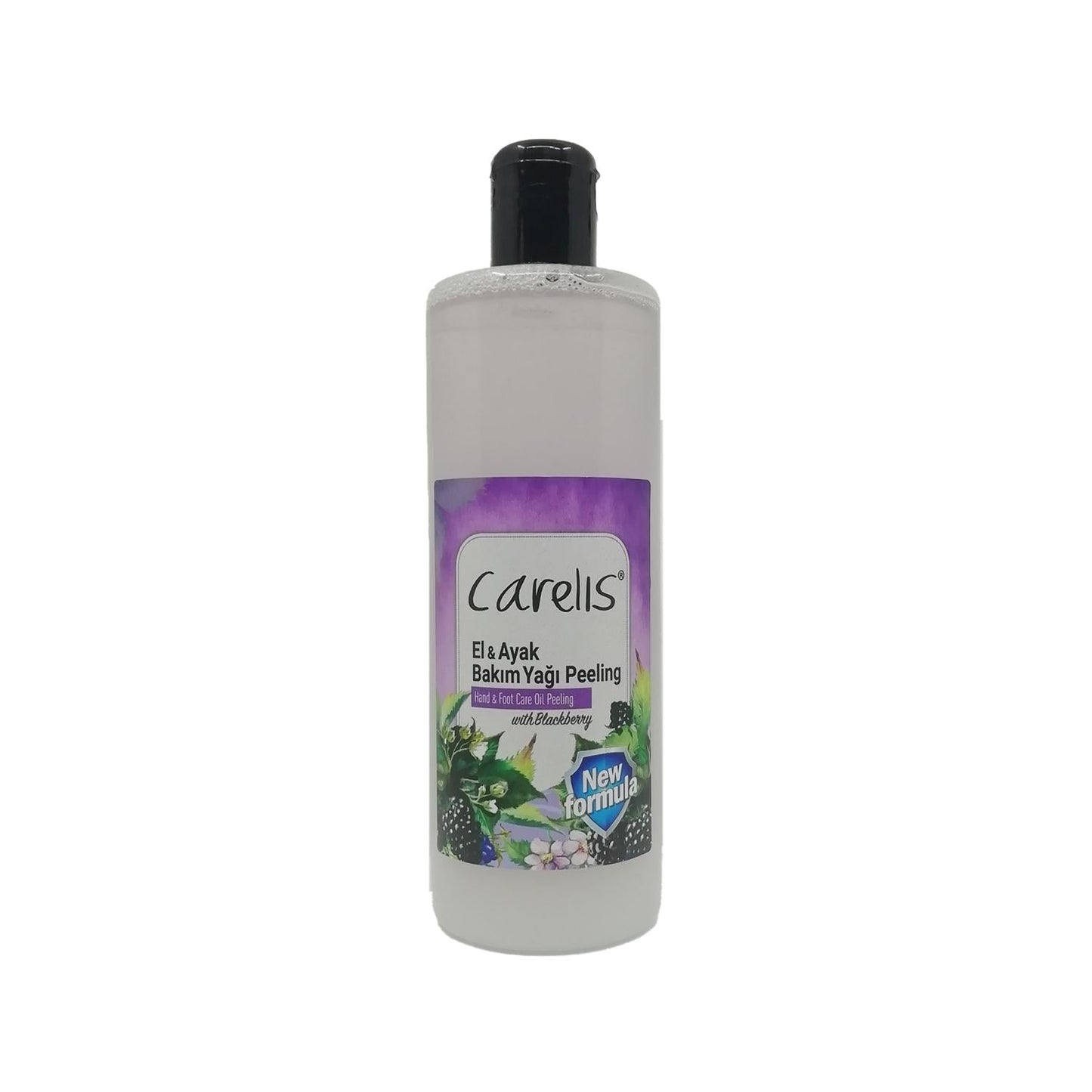 Carelis Hand and Foot Care Oil with Blackberry Extract - 400ml, Moisturizing Oil for Dry Hands and Feet