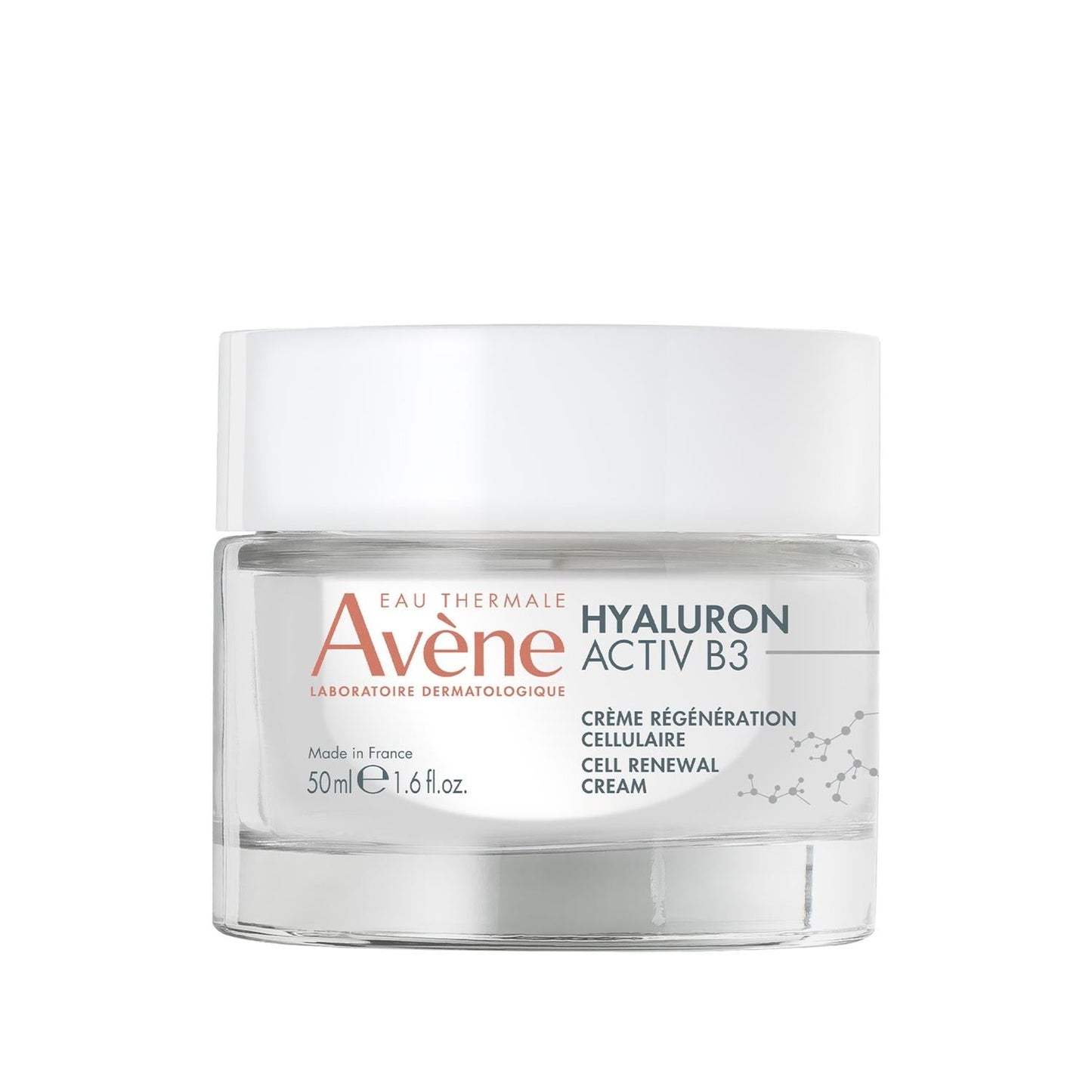 Avene Hyaluronic Acid and Niacinamide Cell-Renewing Cream 50 ml - Anti-aging Moisturizer