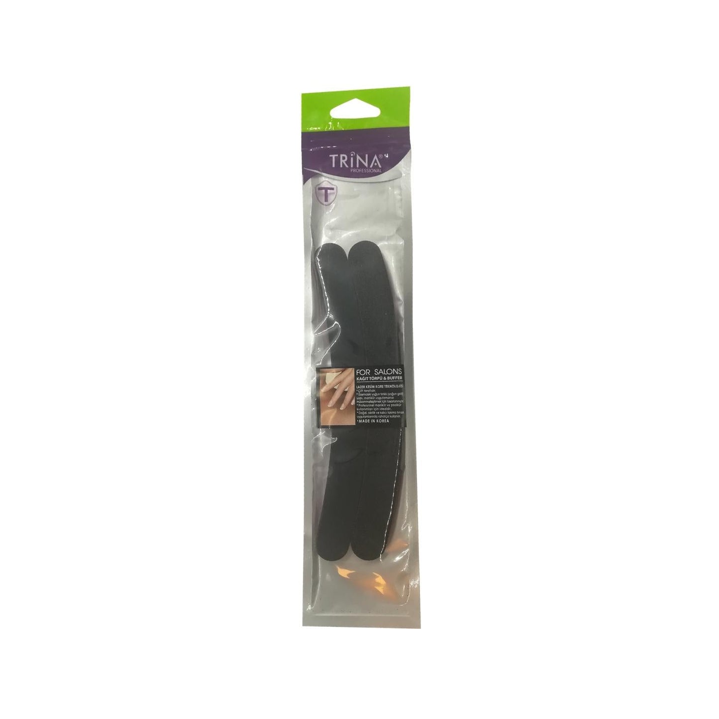 Trina Nail Buffer - 2-Piece Paper Nail Shaping and Polishing Set for Professional Results