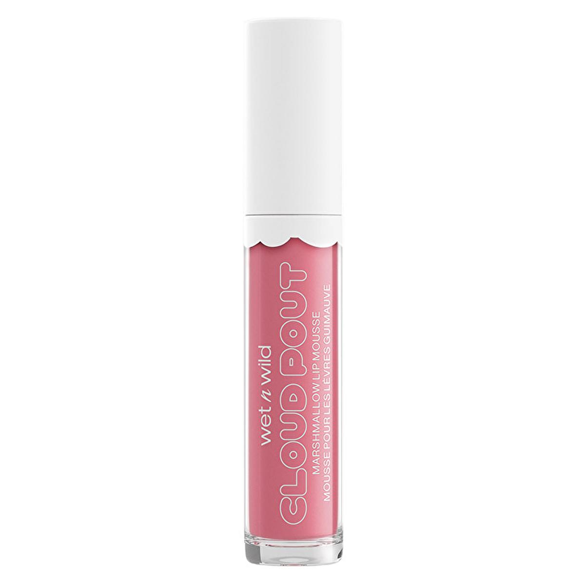 Wet n Wild Cloud Pout Marshmallow Lip Mousse - Nourishing, Soft Matte Finish, Pour Some Suga On Me