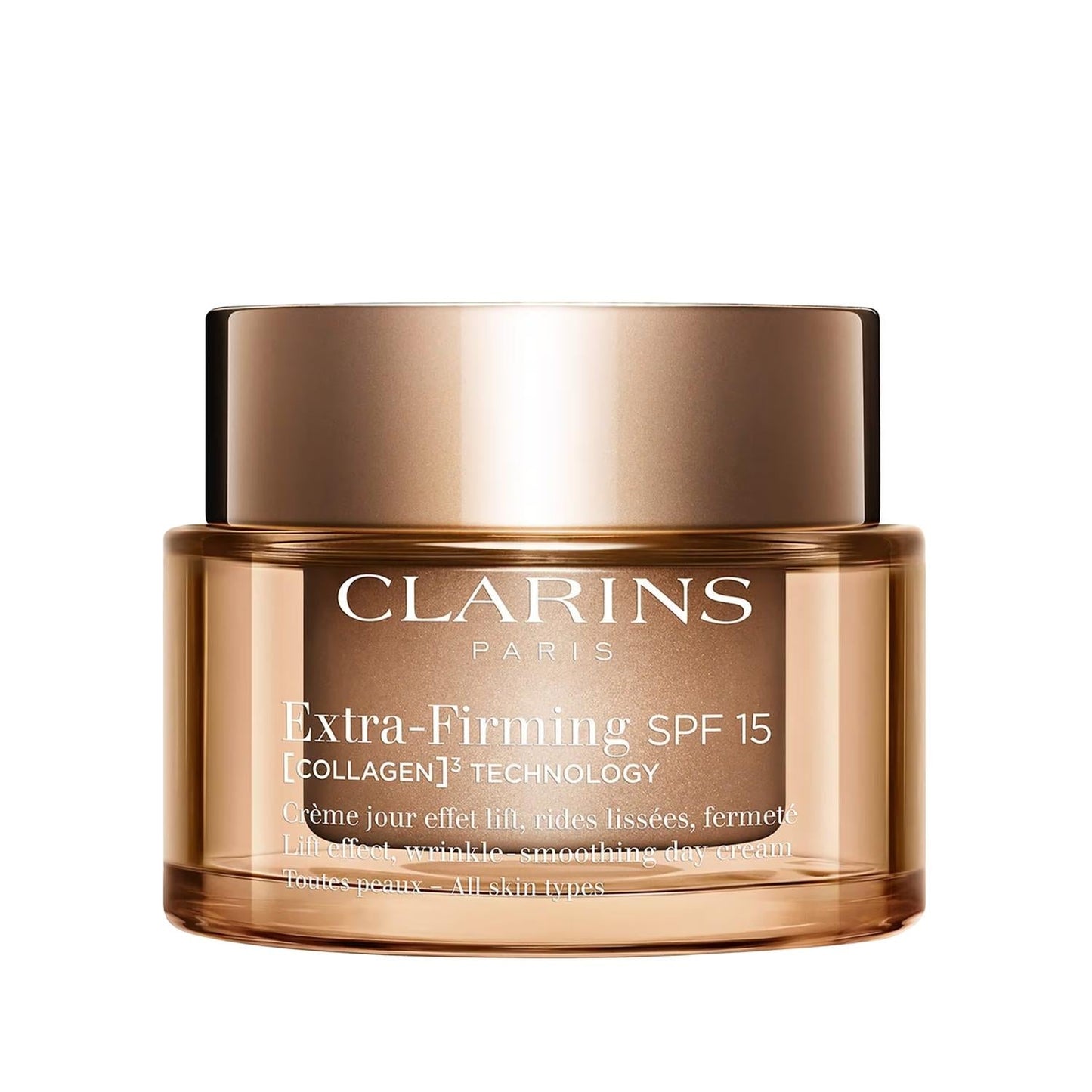 Clarins Extra Firming SPF 15 Anti-Wrinkle Moisturizing Cream: Reduce Wrinkles, Hydrate & Protect Skin from Sun Damage - 50ml