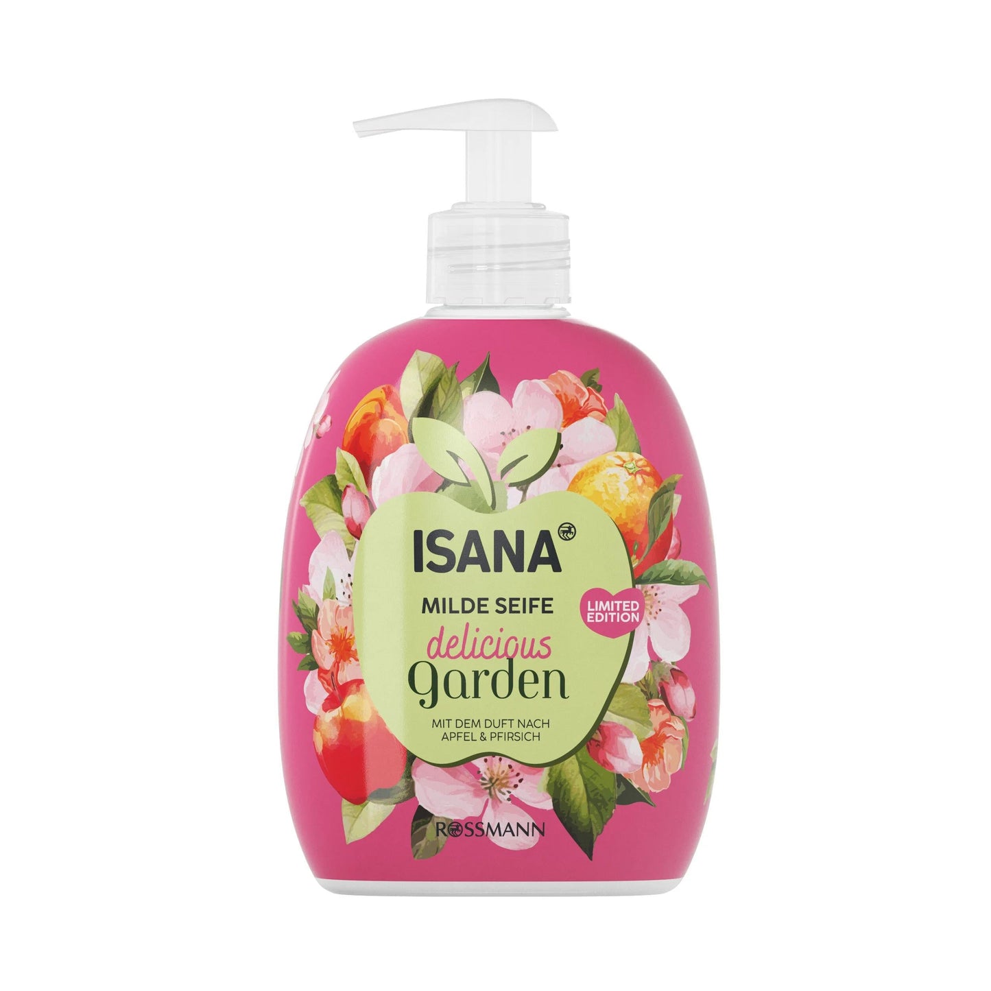 Isana Apple & Peach Liquid Hand Soap 500 ml