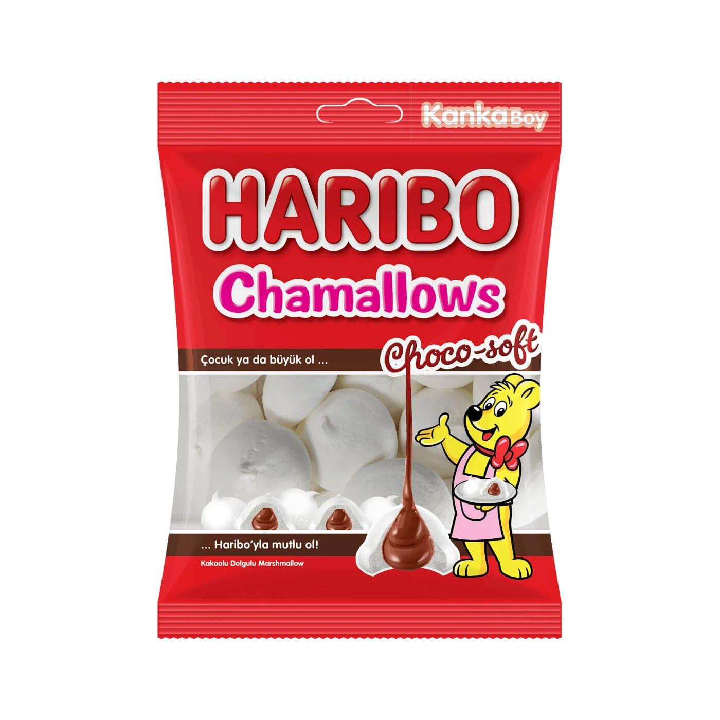 Haribo Chamallows Choco Soft Chocolate Marshmallows 62g