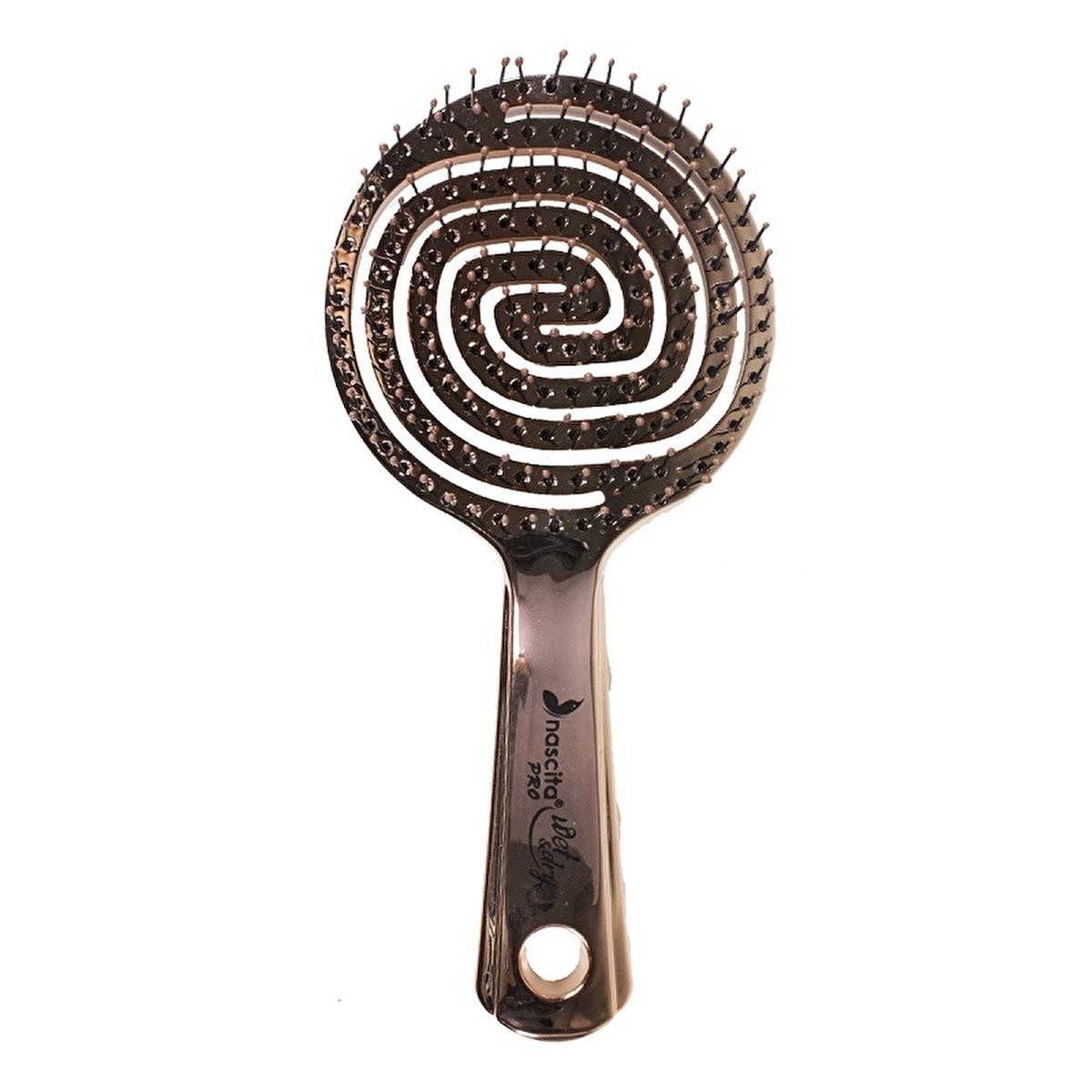Nascita 3D Flexi Kontrol: Detangling Hair Brush for Curly Hair, Anti-Static, Flexible Bristles, & Fast Drying