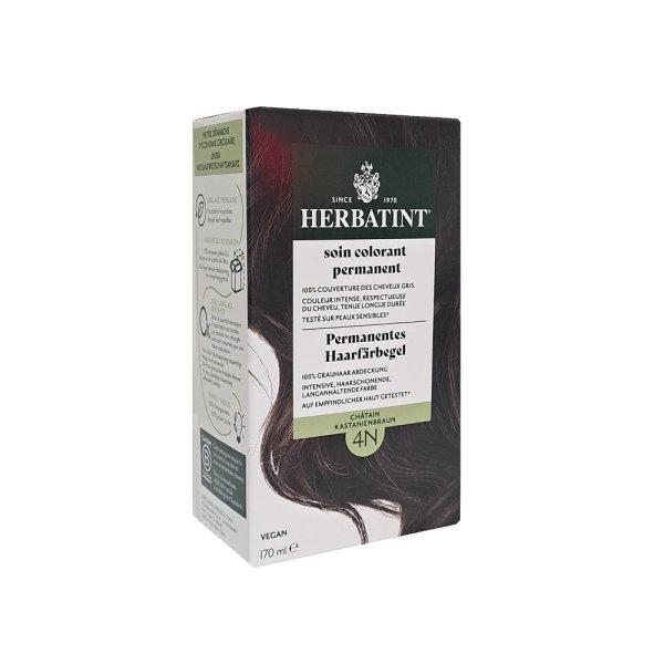 Herbatint 4N Chestnut Permanent Hair Color Gel 170 ml