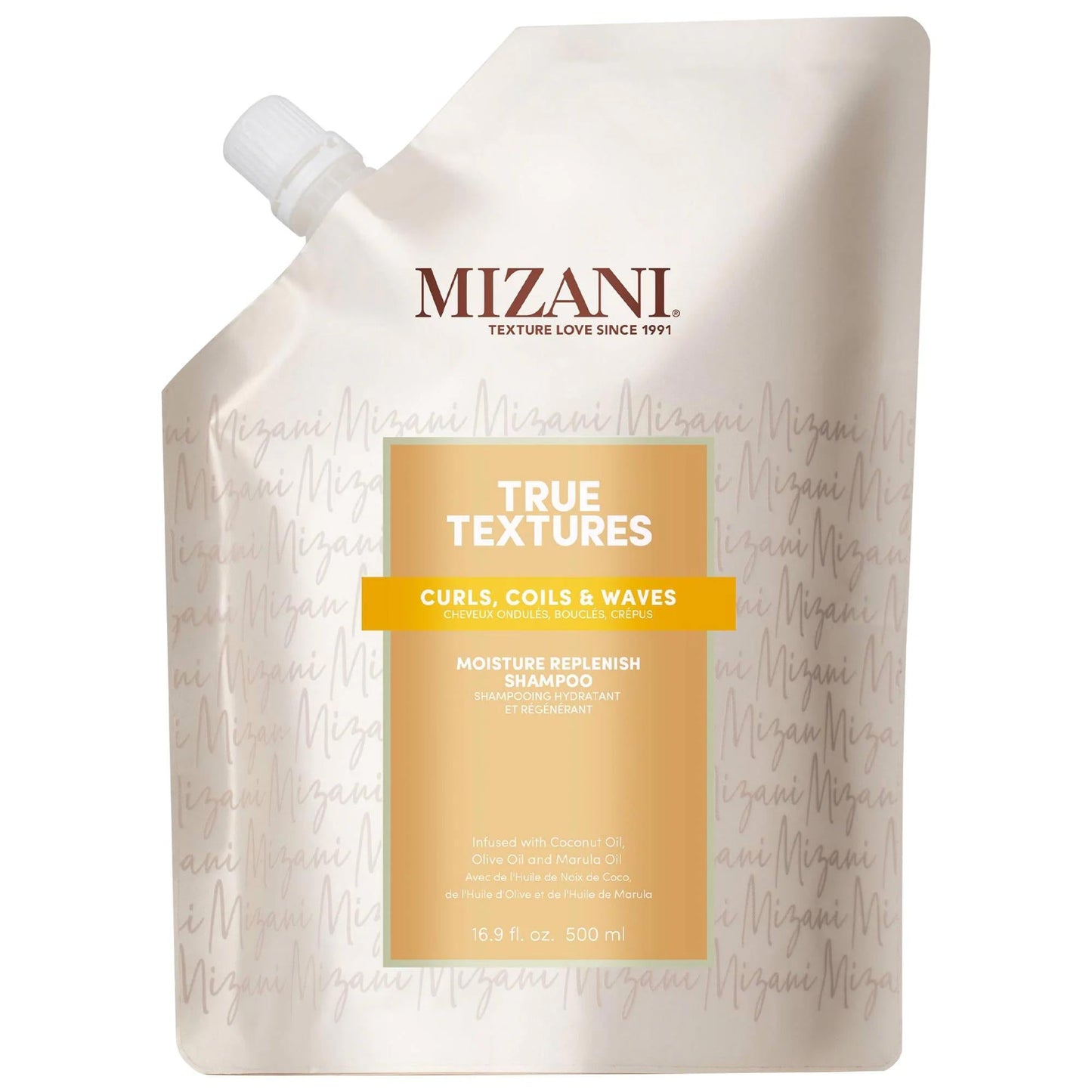 True Textures Moisture Replenish Sulfate-Free Shampoo for Dry, Curly Hair - Gentle, Moisturizing, and Curl-Enhancing