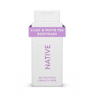 Native Body Wash for Women & Men Lilac & White Tea Sulfate Free 18 fl oz - New