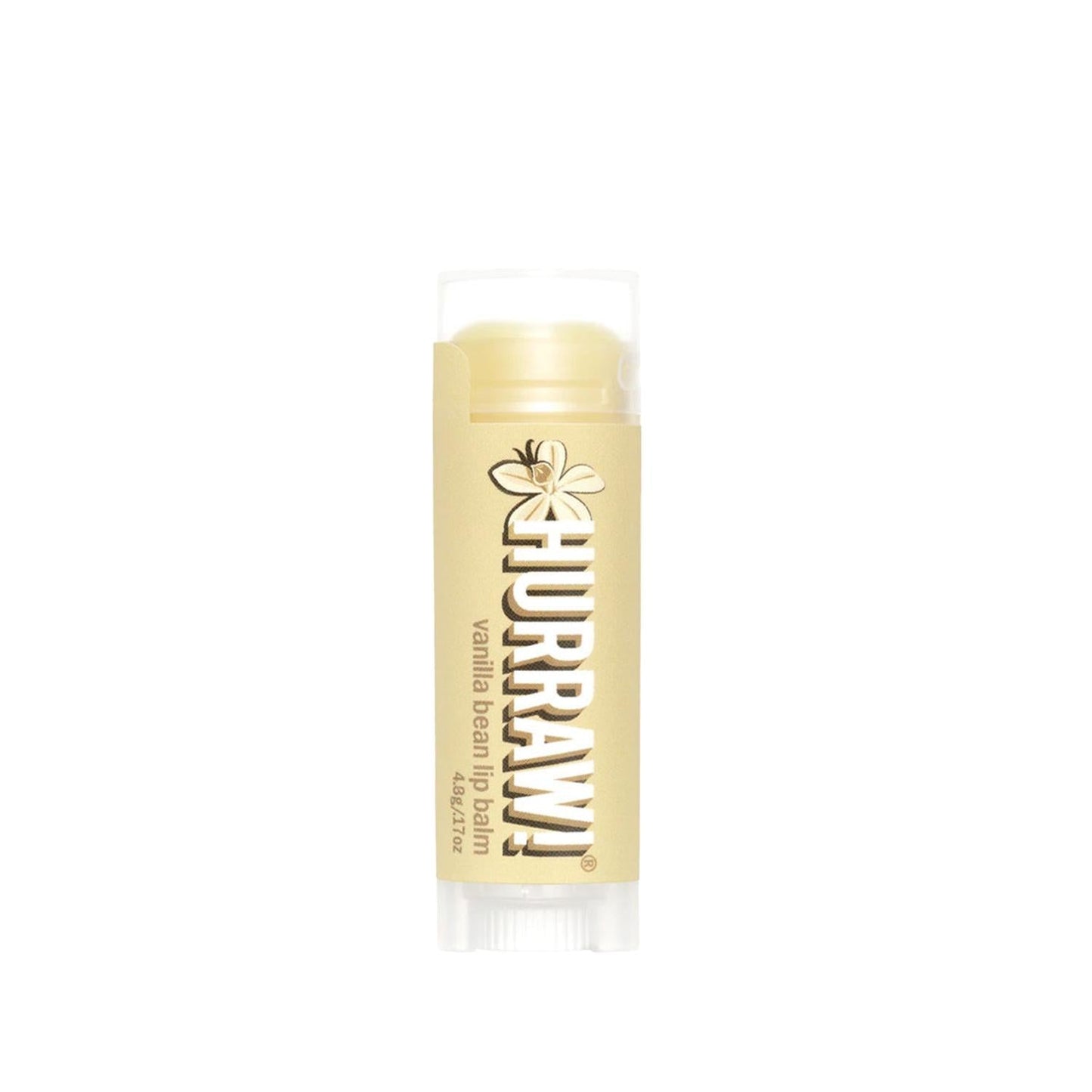 Hurraw Vanilla Lip Balm for Hydrated Lips 4.8g