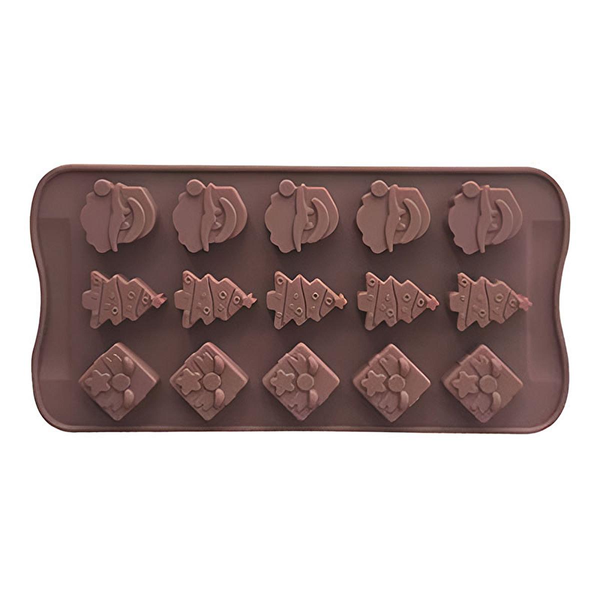 Epinox Silicone Chocolate Mold Pine CMA-20 - Flexible, Non-Stick, Reusable & Easy Clean Chocolate Shaping Tool