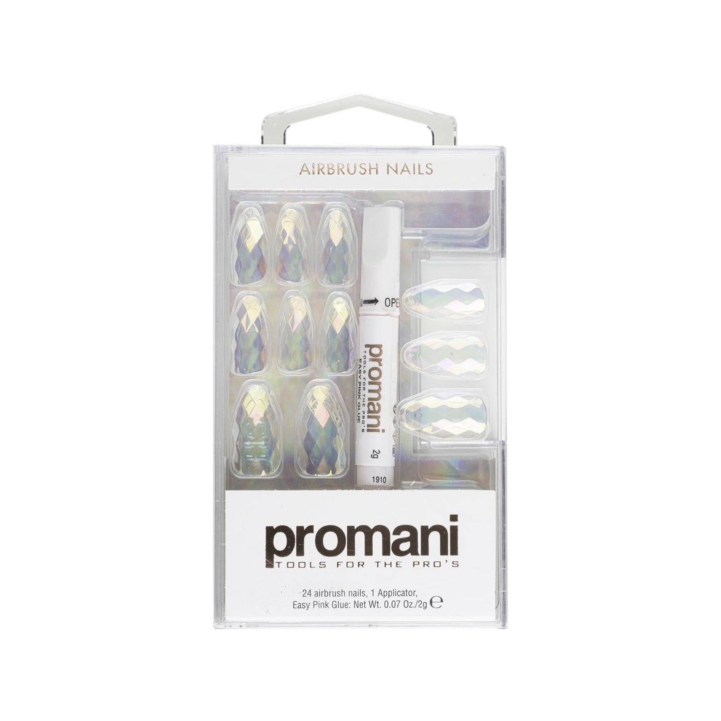 Promani Crystal Clear False Nail Kit: Achieve Salon-Quality Nail Art at Home with Our Easy-to-Use Takma Tõrnak Set