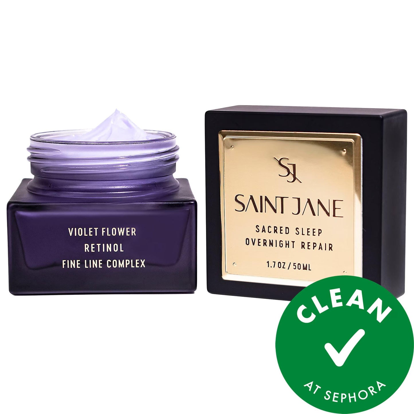 Sacred Sleep Retinol Overnight Repair Cream - Anti-Aging, Vegan, Gluten-Free, Cruelty-Free Skincare