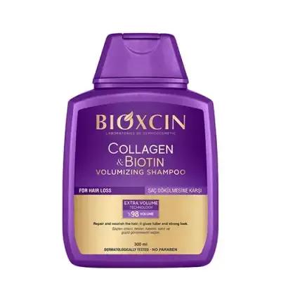 Bioxcin Volumizing Shampoo with Collagen & Biotin - 3x300ml - Nourishes & Thickens Hair