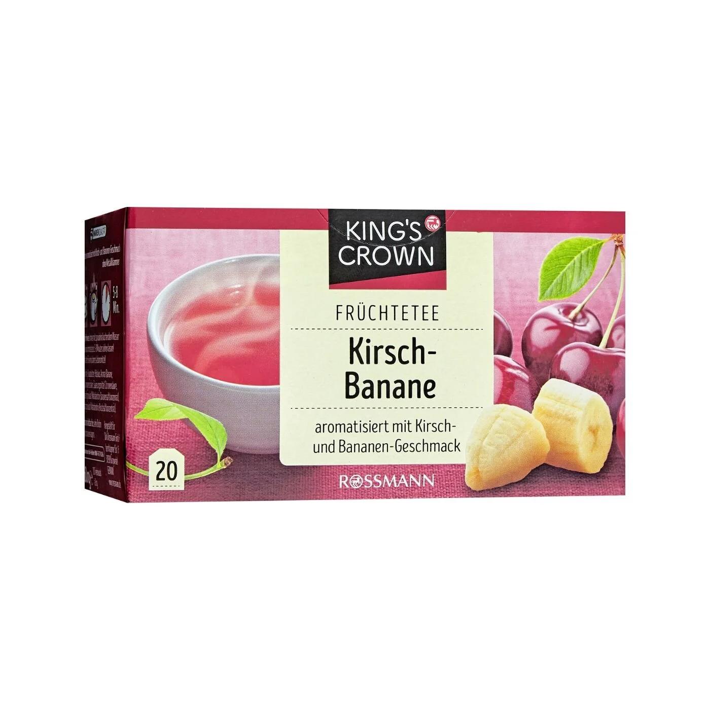 Kings Crown Cherry & Banana Herbal Tea 60g 20 Bags