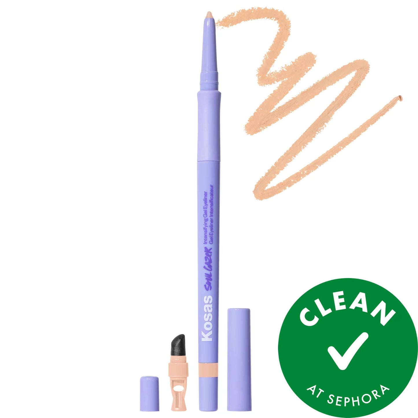 Soulgazer Intensifying Waterproof Gel Eyeliner - Long-Lasting, Vegan, Cruelty-Free with Hyaluronic Acid