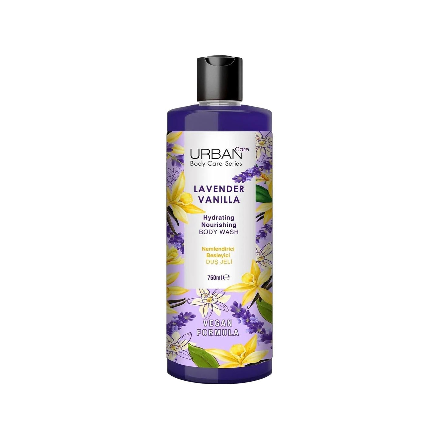 URBAN Care Body Series Lavender Vanilla Shower Gel - Gentle & Moisturizing 25.36 fl oz