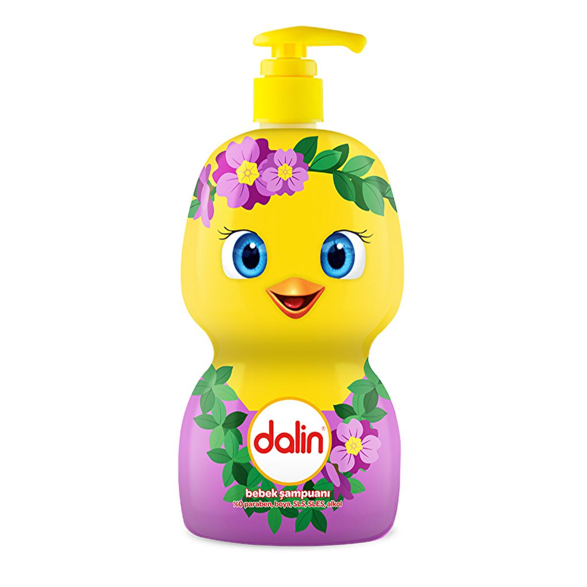 Dalin Gentle Baby Shampoo with Fun Designs - Hypoallergenic & Dermatologically Tested, 16.91 fl oz