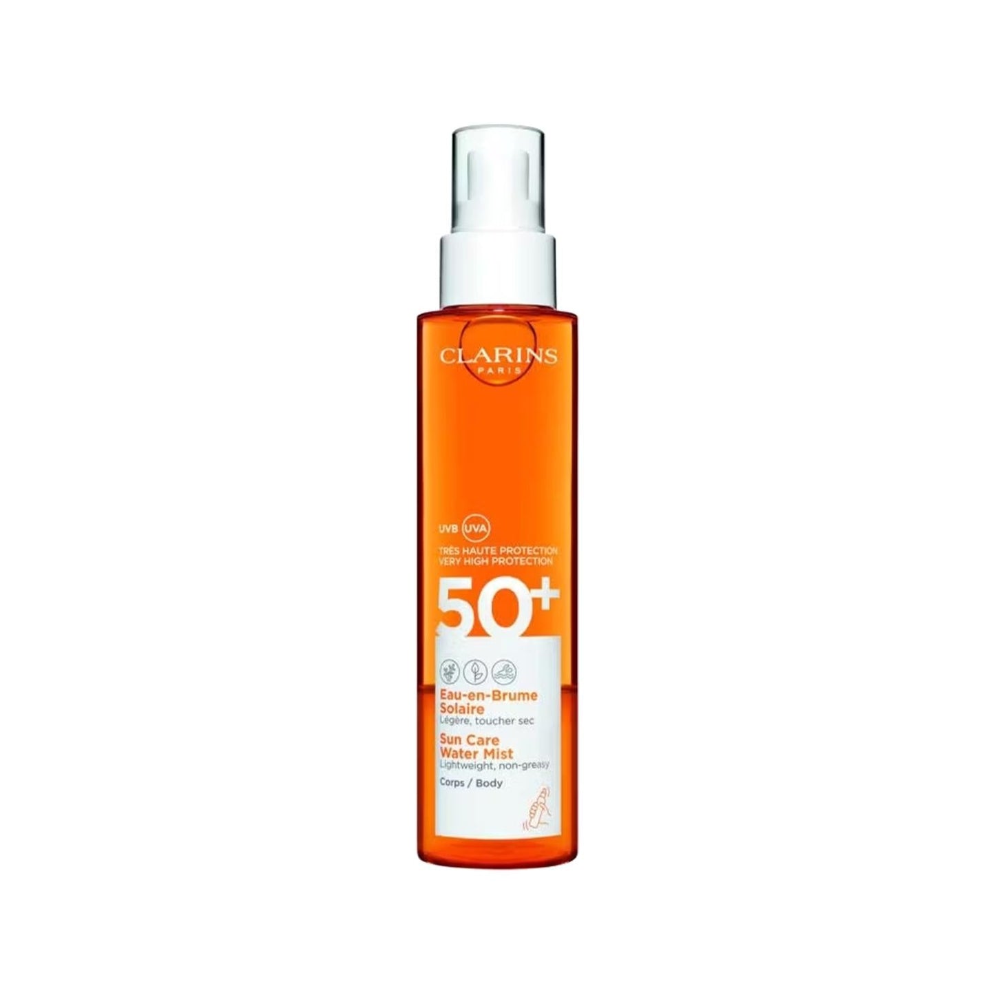Clarins SPF50+ Sunscreen Spray - Water Mist Body Sun Care 5.07 fl oz
