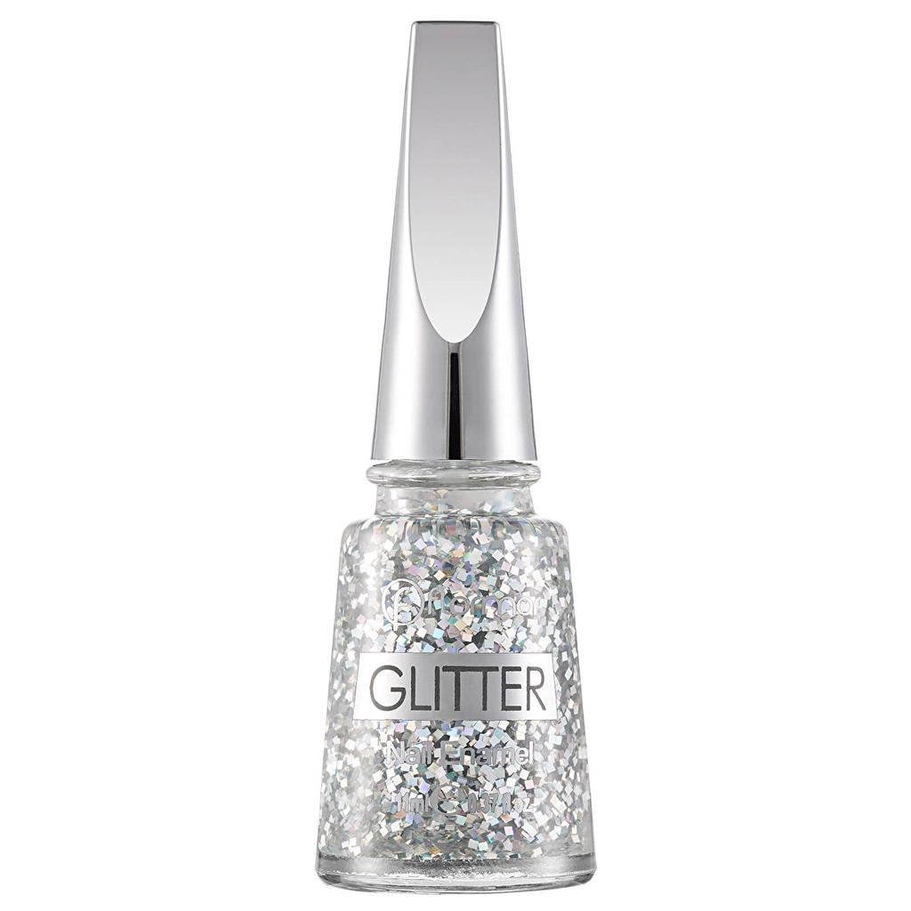 Flormar Glitter Translucent Shimmer Nail Polish GL01 Stardust 11ml