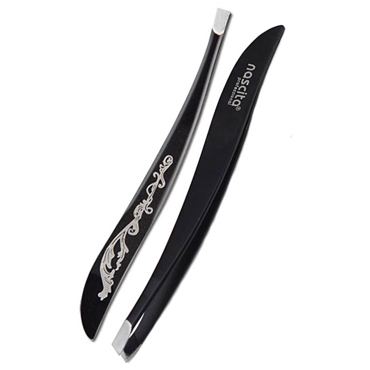 Nascita Stainless Steel Tweezers - Ergonomic Design for Easy Hair Removal