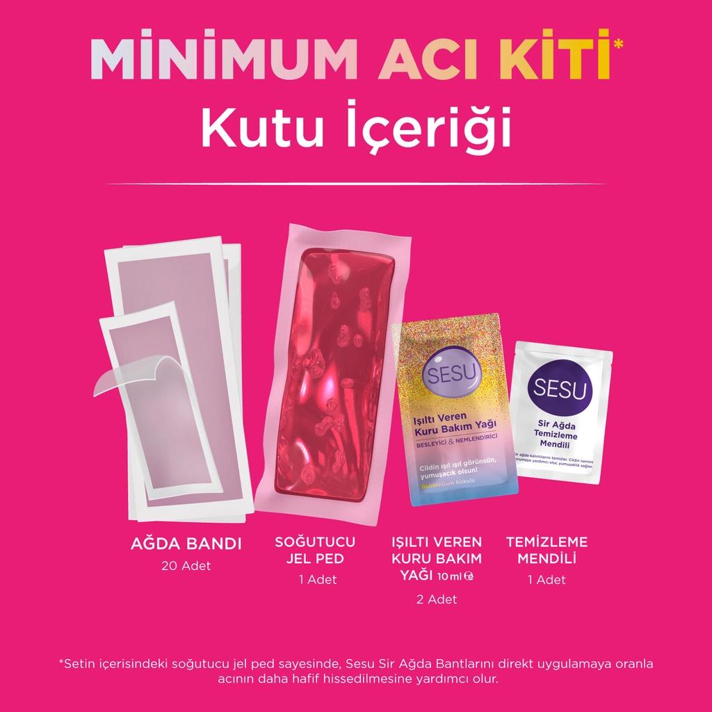 Sesu Agdaya Ilk Adim Seti Hair Removal Starter Kit 24-Pack