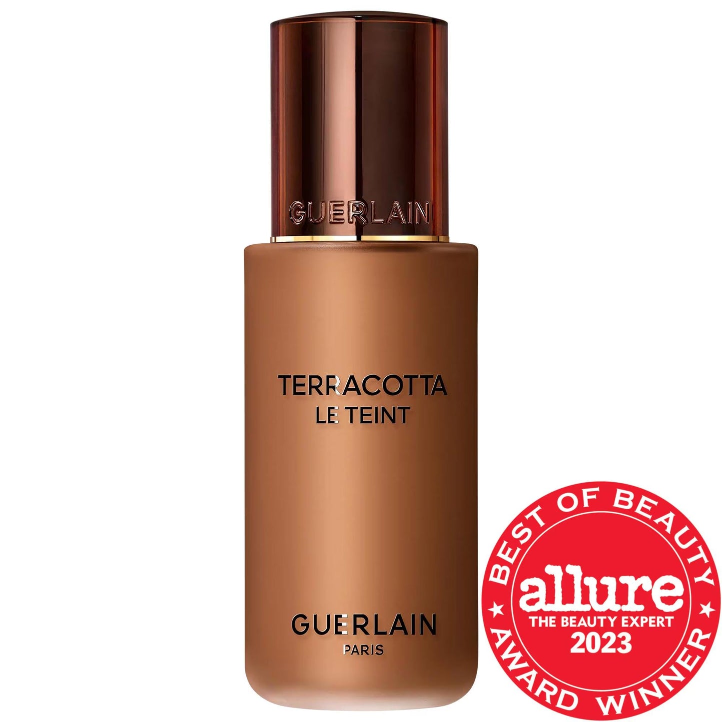 GUERLAIN Terracotta Le Teint: Luminous Matte Foundation, 24H Wear, Medium Coverage, Healthy Glow, Liquid-to-Powder Formula