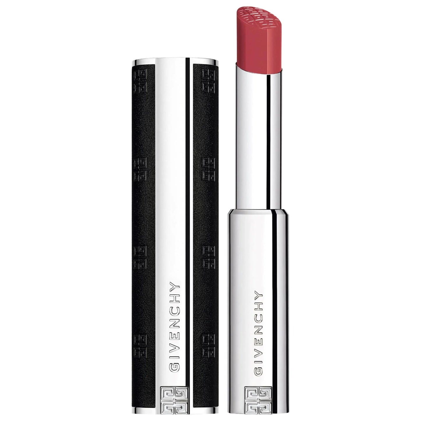 Le Rouge Interdit: Hydrating Satin Lipstick - 24H Moisture, Long-Lasting Color & Plumping Effect with Hyaluronic Acid & Shea Butter