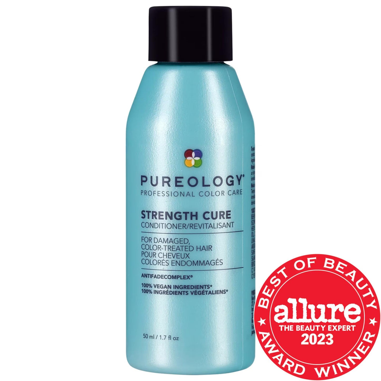 Mini Strength Cure Conditioner - Vegan, Color-Safe, Sulfate-Free Hair Conditioner for Damaged Hair