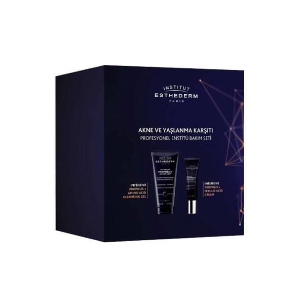Esthederm Intensive Propolis+ Acne Skincare Set - Natural Anti-Acne Solution for Acne-Prone Skin