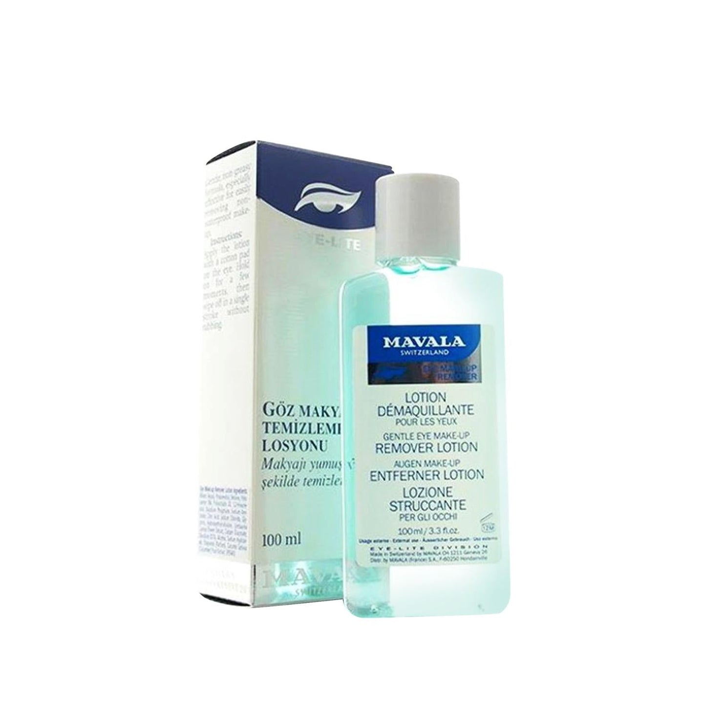 Mavala Eye Lite Makeup Remover for Gentle Eye Makeup Removal - 100ml